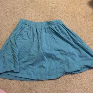 Blue skirt